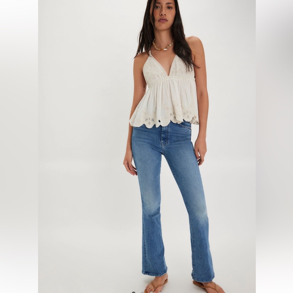 MOTHER The Weekender Flare Jeans
